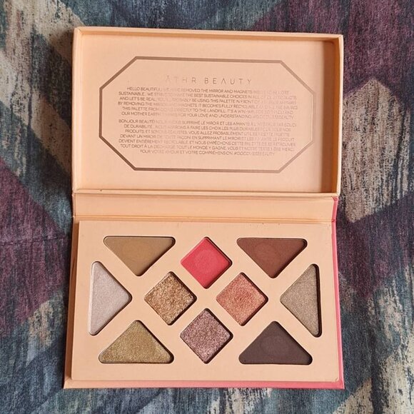 🌅 ĀTHR Beauty – Desert Sunset Eyeshadow Palette (Used 1×, Excellent Condition) - Picture 1 of 4